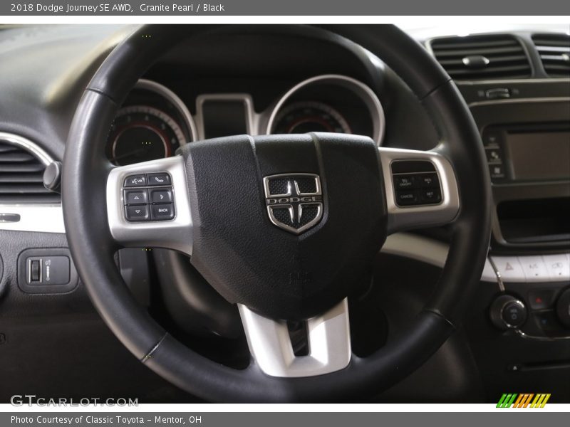 Granite Pearl / Black 2018 Dodge Journey SE AWD