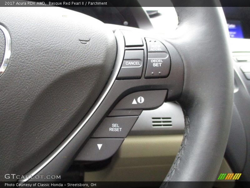 Basque Red Pearl II / Parchment 2017 Acura RDX AWD