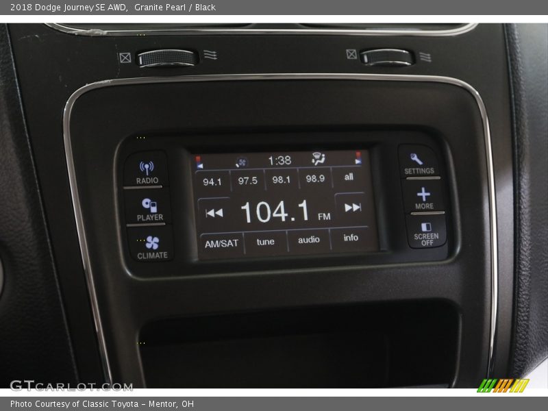 Granite Pearl / Black 2018 Dodge Journey SE AWD