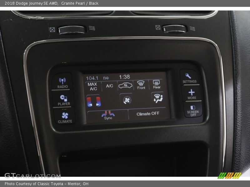 Granite Pearl / Black 2018 Dodge Journey SE AWD