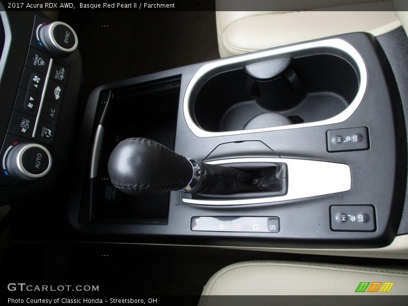Basque Red Pearl II / Parchment 2017 Acura RDX AWD