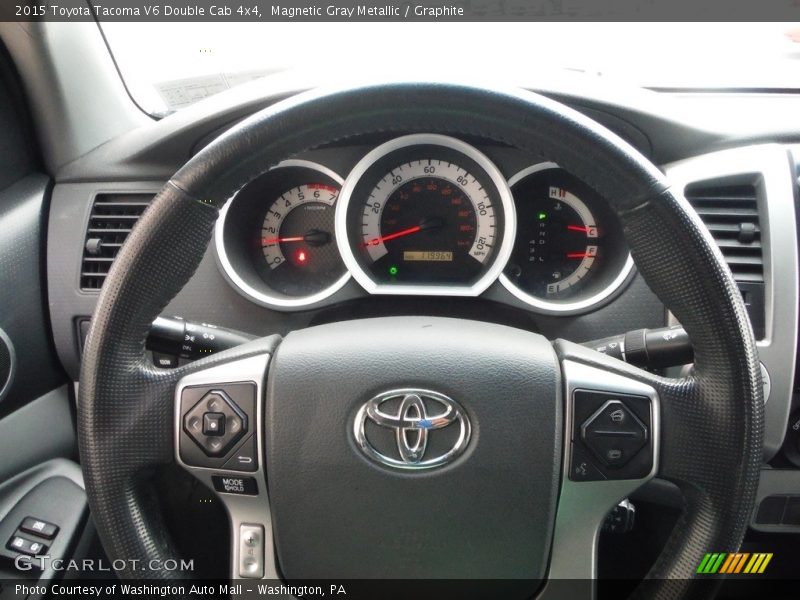 Magnetic Gray Metallic / Graphite 2015 Toyota Tacoma V6 Double Cab 4x4
