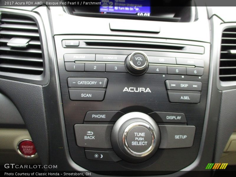 Basque Red Pearl II / Parchment 2017 Acura RDX AWD