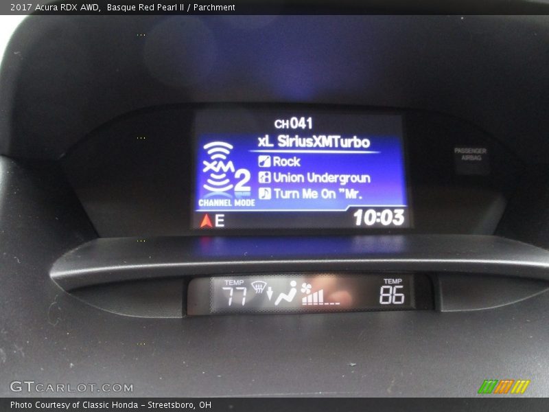 Basque Red Pearl II / Parchment 2017 Acura RDX AWD