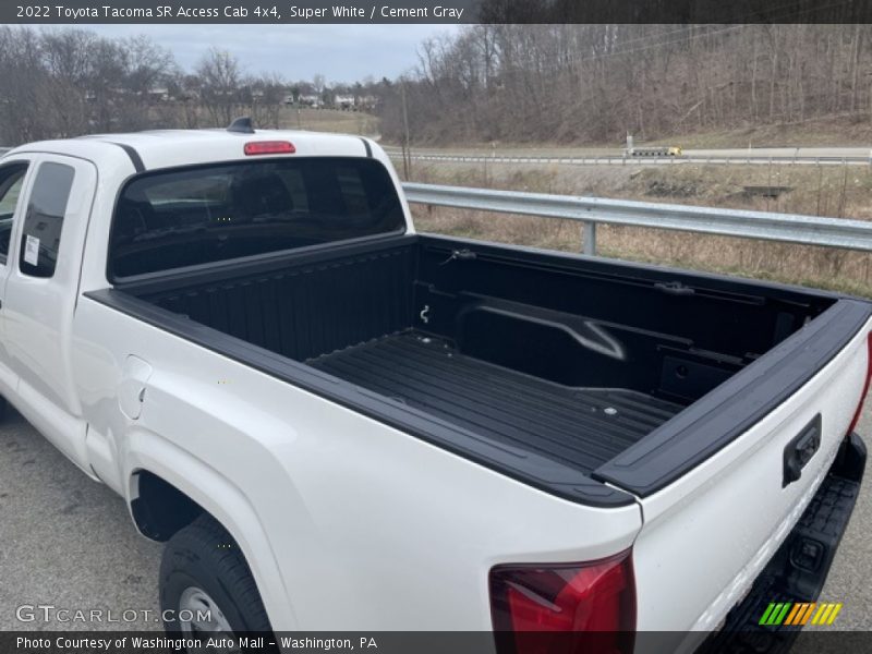 Super White / Cement Gray 2022 Toyota Tacoma SR Access Cab 4x4