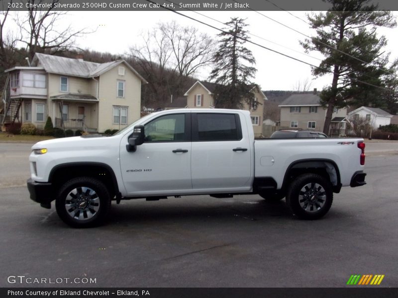 Summit White / Jet Black 2022 Chevrolet Silverado 2500HD Custom Crew Cab 4x4
