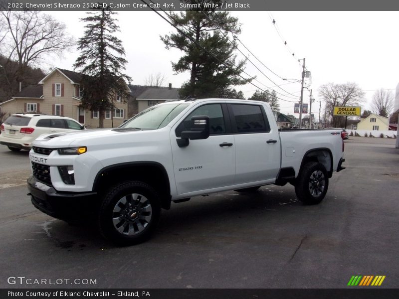 Summit White / Jet Black 2022 Chevrolet Silverado 2500HD Custom Crew Cab 4x4