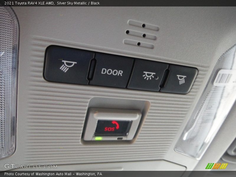 Silver Sky Metallic / Black 2021 Toyota RAV4 XLE AWD