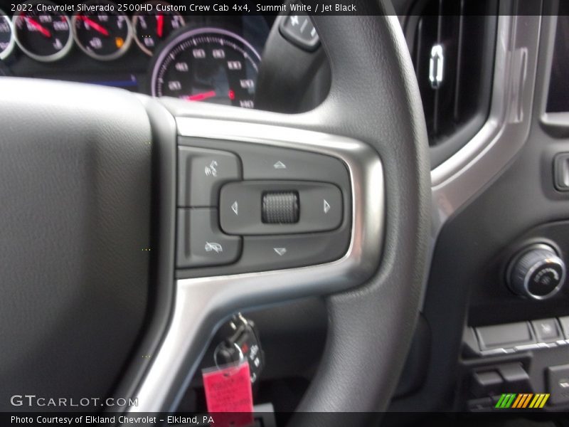 Summit White / Jet Black 2022 Chevrolet Silverado 2500HD Custom Crew Cab 4x4
