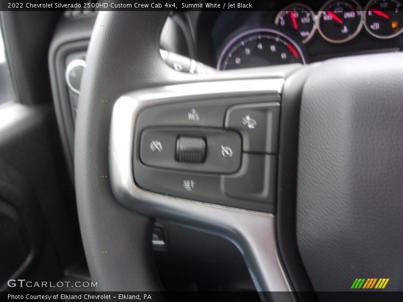 Summit White / Jet Black 2022 Chevrolet Silverado 2500HD Custom Crew Cab 4x4