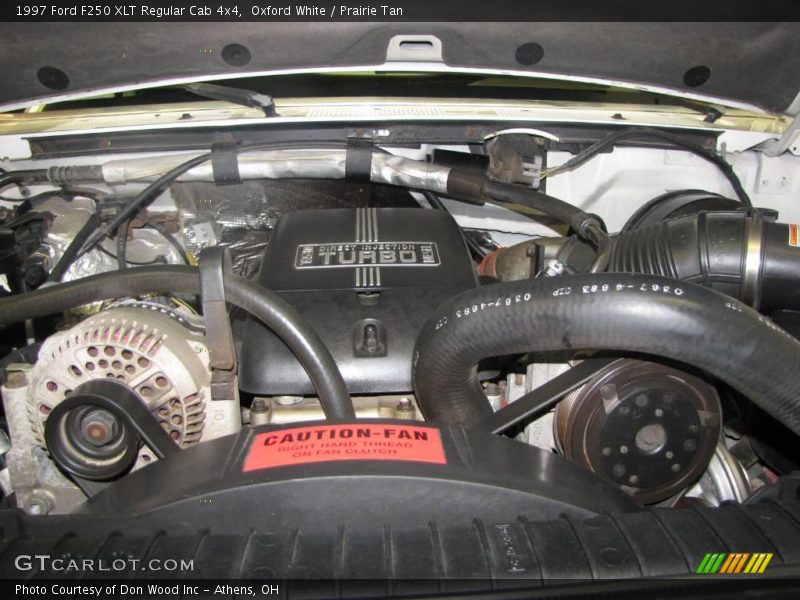 Oxford White / Prairie Tan 1997 Ford F250 XLT Regular Cab 4x4