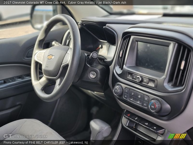 Cyber Gray Metallic / Jet Black/­Dark Ash 2017 Chevrolet Colorado WT Crew Cab 4x4
