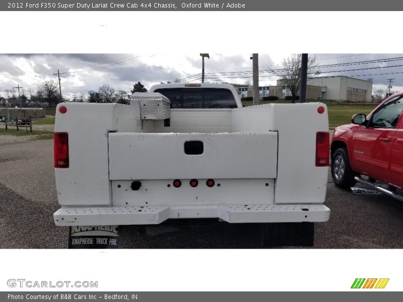 Oxford White / Adobe 2012 Ford F350 Super Duty Lariat Crew Cab 4x4 Chassis