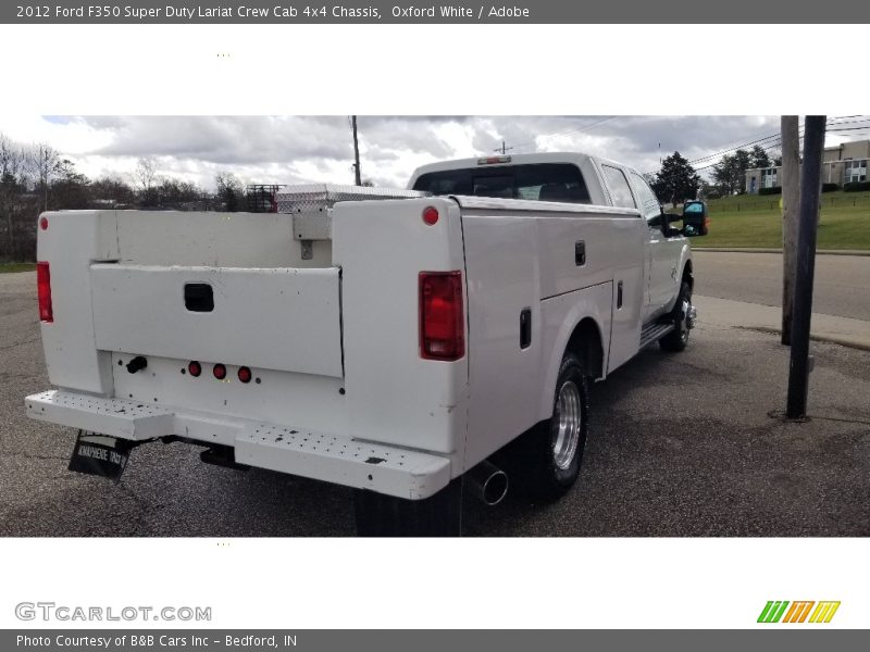 Oxford White / Adobe 2012 Ford F350 Super Duty Lariat Crew Cab 4x4 Chassis