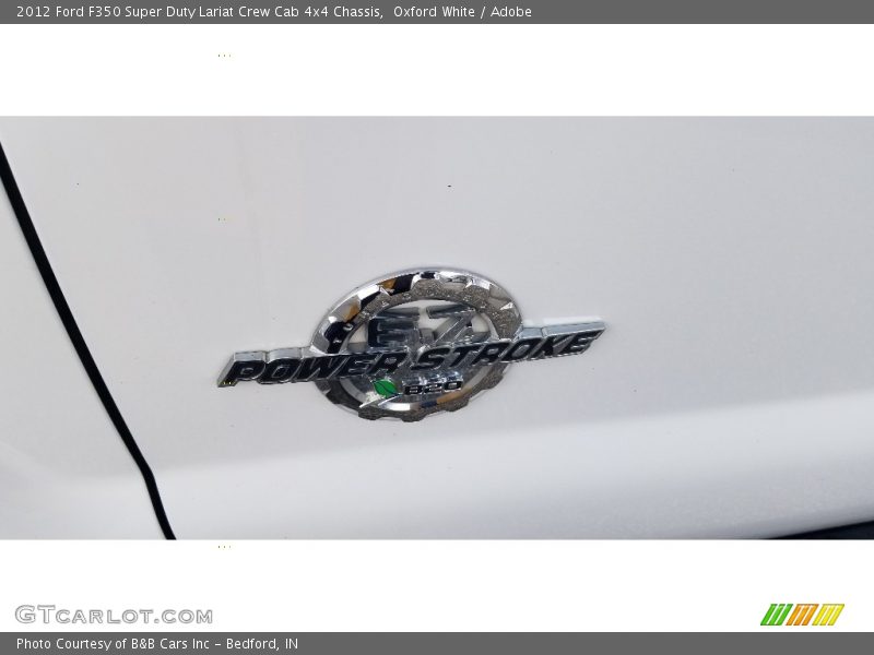 Oxford White / Adobe 2012 Ford F350 Super Duty Lariat Crew Cab 4x4 Chassis