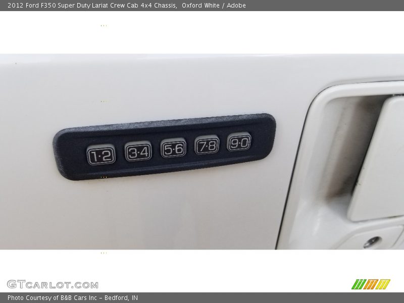 Oxford White / Adobe 2012 Ford F350 Super Duty Lariat Crew Cab 4x4 Chassis