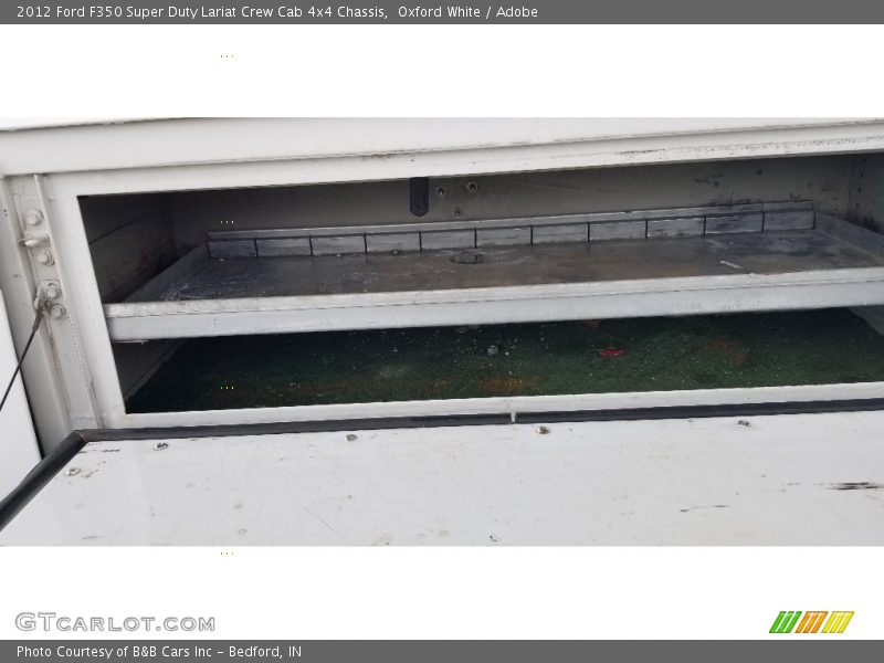Oxford White / Adobe 2012 Ford F350 Super Duty Lariat Crew Cab 4x4 Chassis