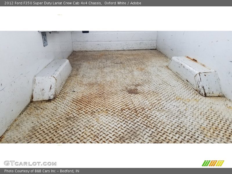 Oxford White / Adobe 2012 Ford F350 Super Duty Lariat Crew Cab 4x4 Chassis