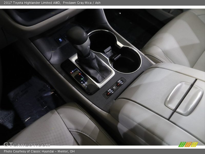 Predawn Gray Mica / Ash 2017 Toyota Highlander Limited AWD