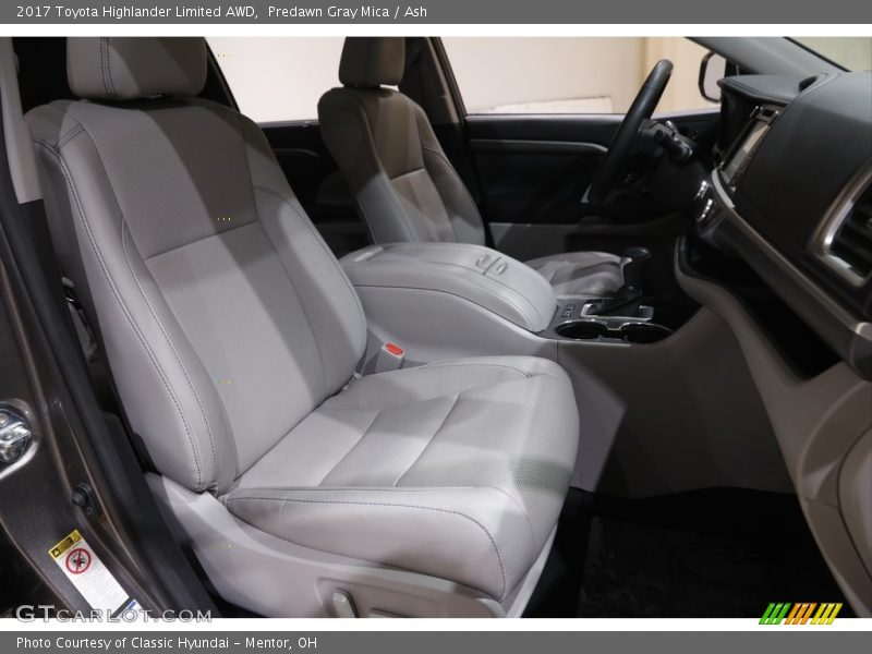 Predawn Gray Mica / Ash 2017 Toyota Highlander Limited AWD
