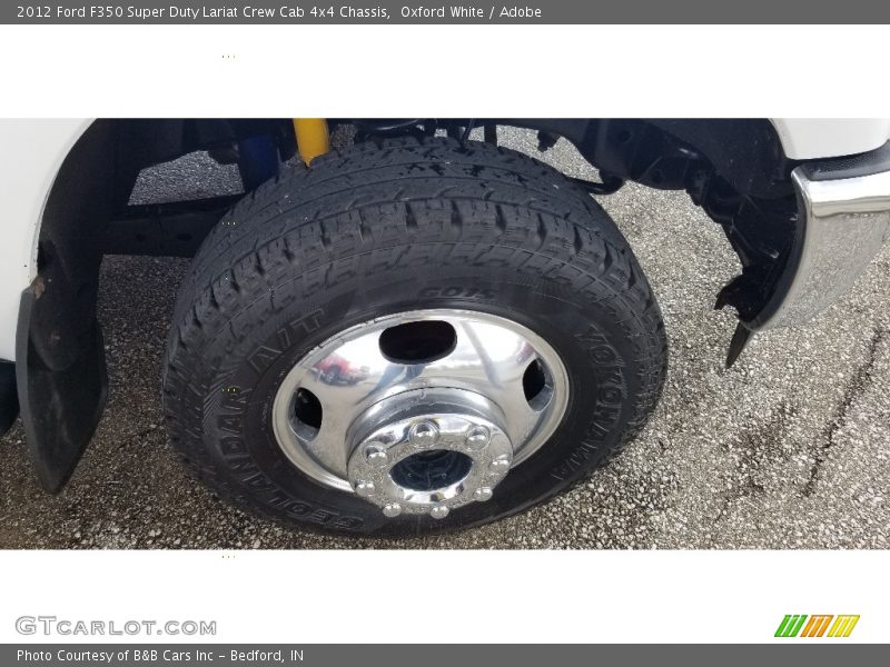 Oxford White / Adobe 2012 Ford F350 Super Duty Lariat Crew Cab 4x4 Chassis