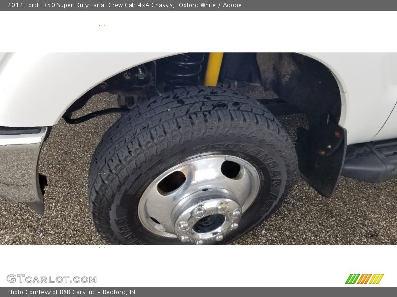 Oxford White / Adobe 2012 Ford F350 Super Duty Lariat Crew Cab 4x4 Chassis