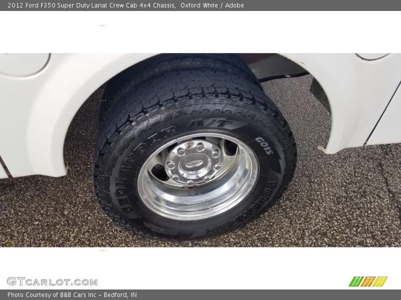 Oxford White / Adobe 2012 Ford F350 Super Duty Lariat Crew Cab 4x4 Chassis