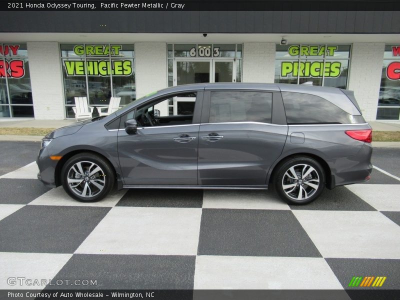 Pacific Pewter Metallic / Gray 2021 Honda Odyssey Touring