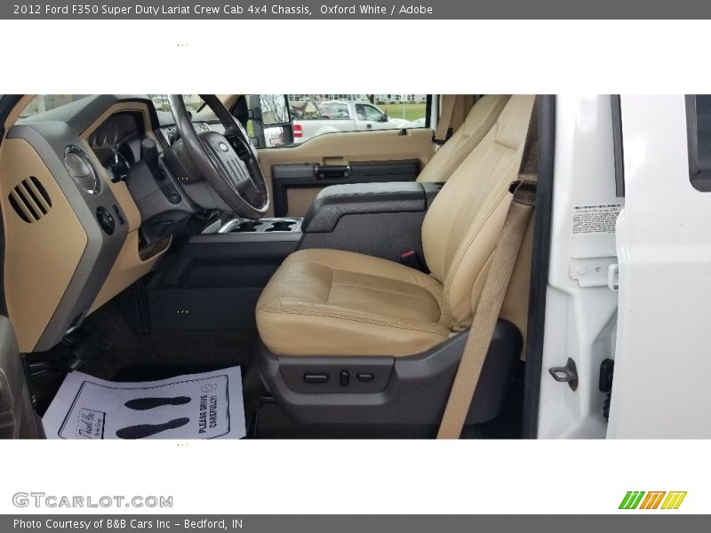 Front Seat of 2012 F350 Super Duty Lariat Crew Cab 4x4 Chassis