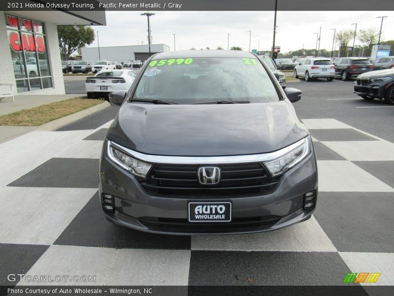 Pacific Pewter Metallic / Gray 2021 Honda Odyssey Touring