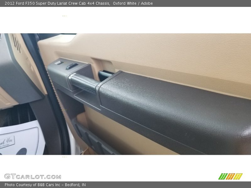 Oxford White / Adobe 2012 Ford F350 Super Duty Lariat Crew Cab 4x4 Chassis