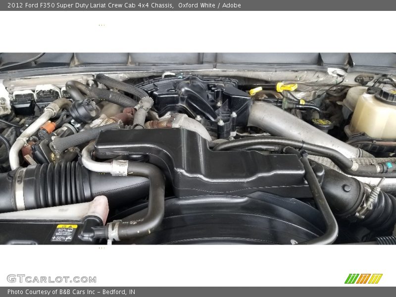 Oxford White / Adobe 2012 Ford F350 Super Duty Lariat Crew Cab 4x4 Chassis