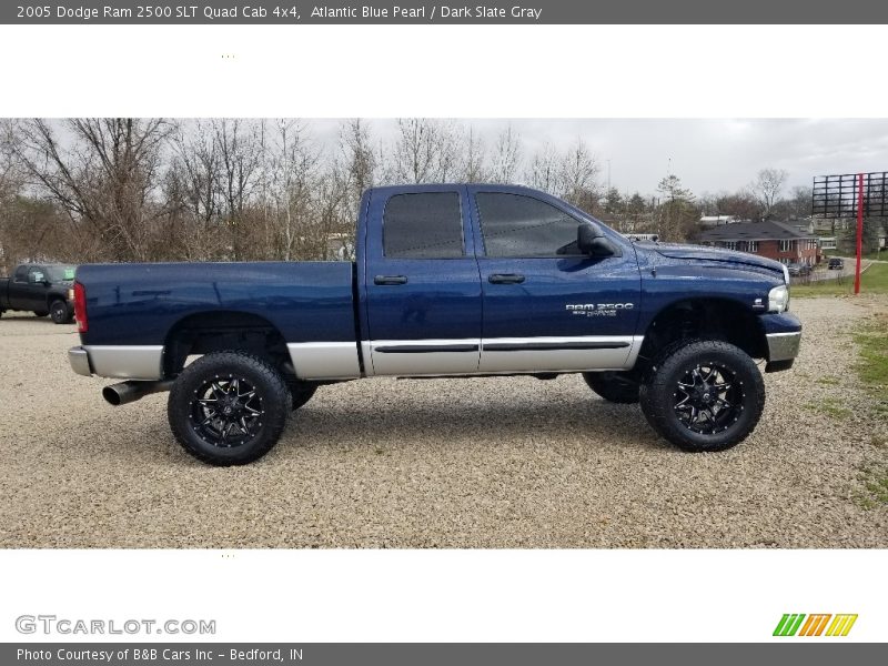 Atlantic Blue Pearl / Dark Slate Gray 2005 Dodge Ram 2500 SLT Quad Cab 4x4