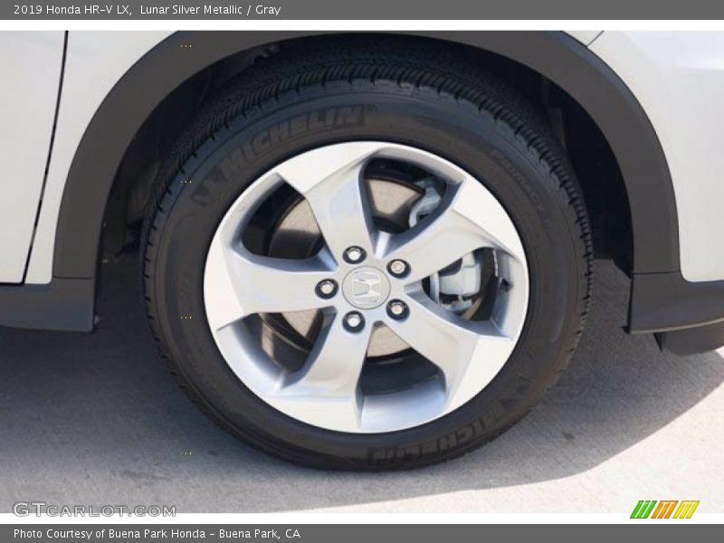 Lunar Silver Metallic / Gray 2019 Honda HR-V LX