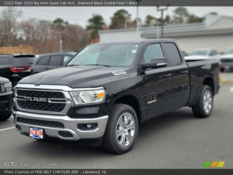 Diamond Black Crystal Pearl / Black 2022 Ram 1500 Big Horn Quad Cab 4x4