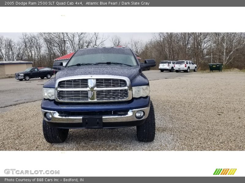Atlantic Blue Pearl / Dark Slate Gray 2005 Dodge Ram 2500 SLT Quad Cab 4x4