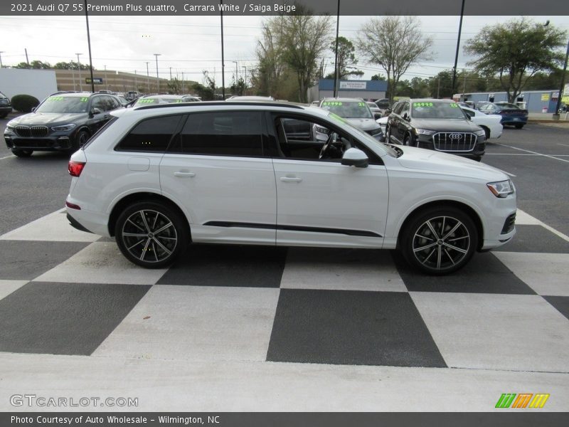 2021 Q7 55 Premium Plus quattro Carrara White
