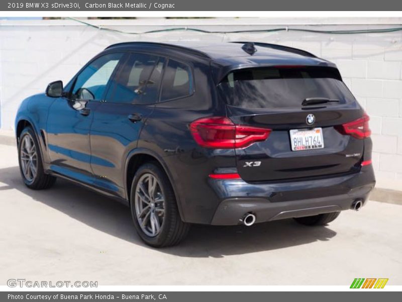 Carbon Black Metallic / Cognac 2019 BMW X3 sDrive30i