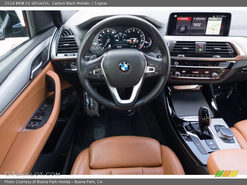 Carbon Black Metallic / Cognac 2019 BMW X3 sDrive30i