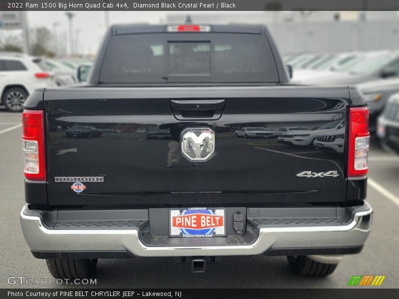 Diamond Black Crystal Pearl / Black 2022 Ram 1500 Big Horn Quad Cab 4x4