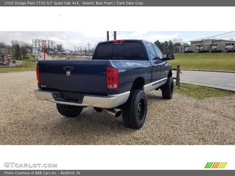 Atlantic Blue Pearl / Dark Slate Gray 2005 Dodge Ram 2500 SLT Quad Cab 4x4