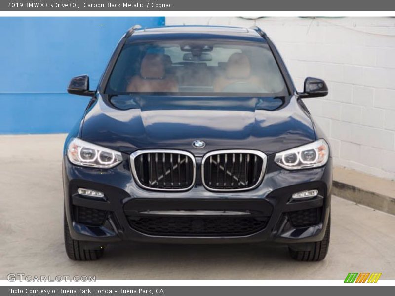 Carbon Black Metallic / Cognac 2019 BMW X3 sDrive30i