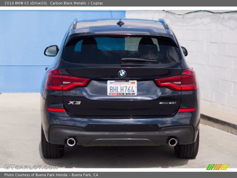Carbon Black Metallic / Cognac 2019 BMW X3 sDrive30i