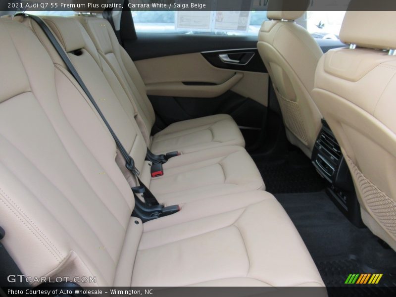 Rear Seat of 2021 Q7 55 Premium Plus quattro