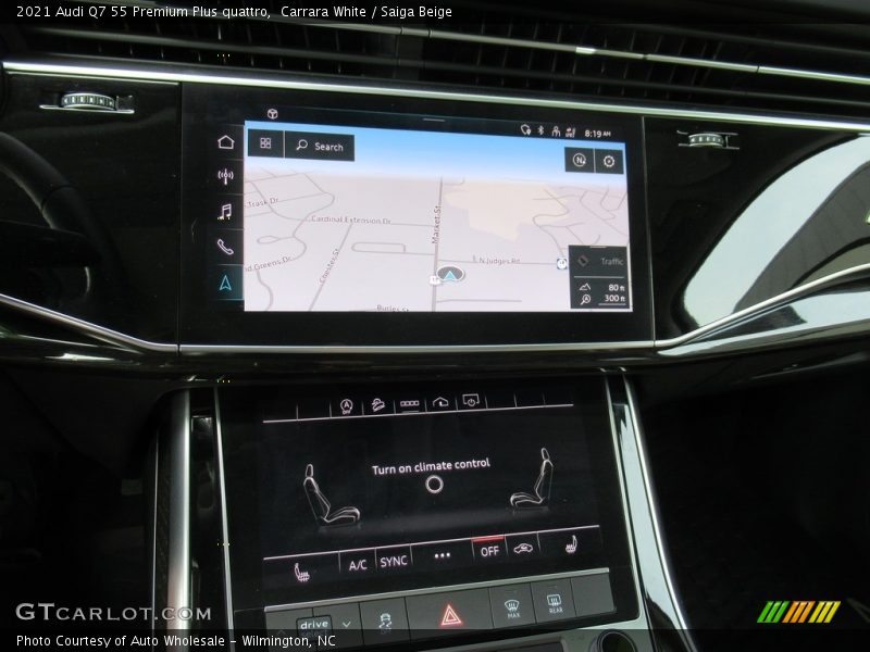 Navigation of 2021 Q7 55 Premium Plus quattro