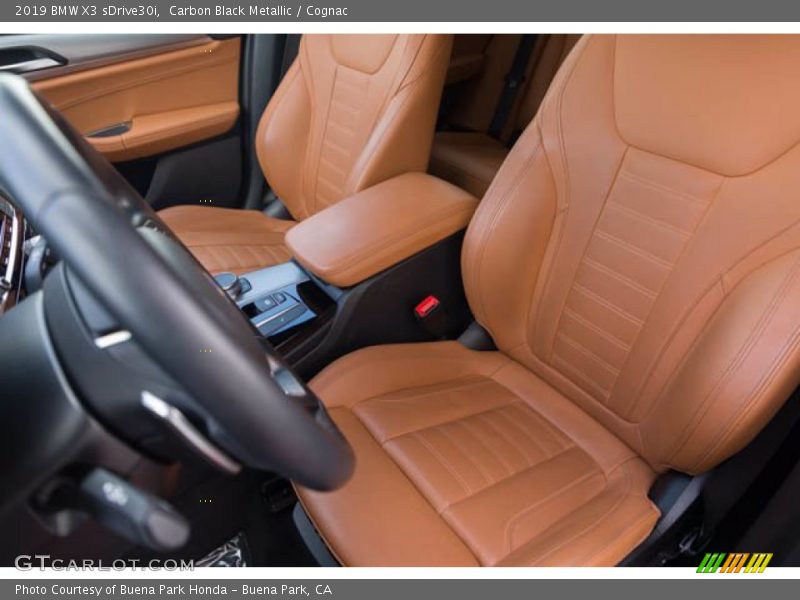 Carbon Black Metallic / Cognac 2019 BMW X3 sDrive30i