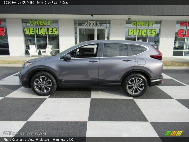 Sonic Gray Pearl / Gray 2020 Honda CR-V EX