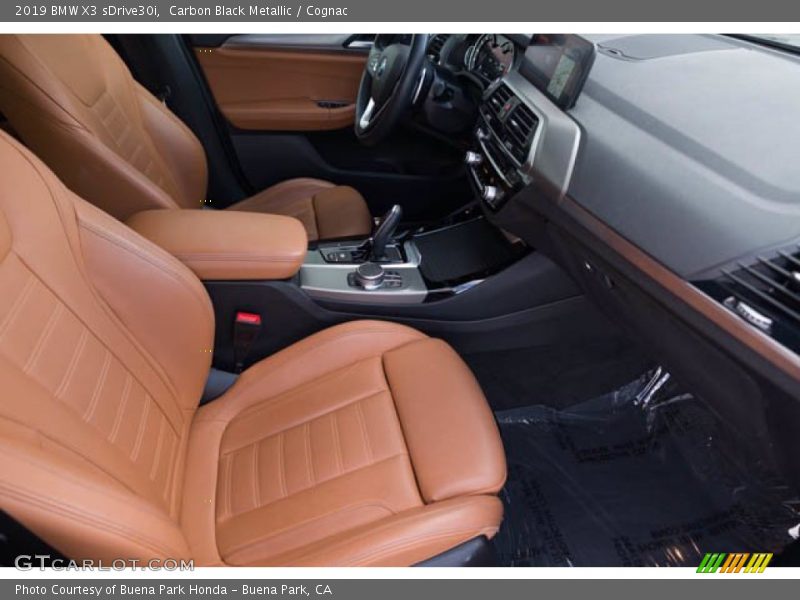 Carbon Black Metallic / Cognac 2019 BMW X3 sDrive30i