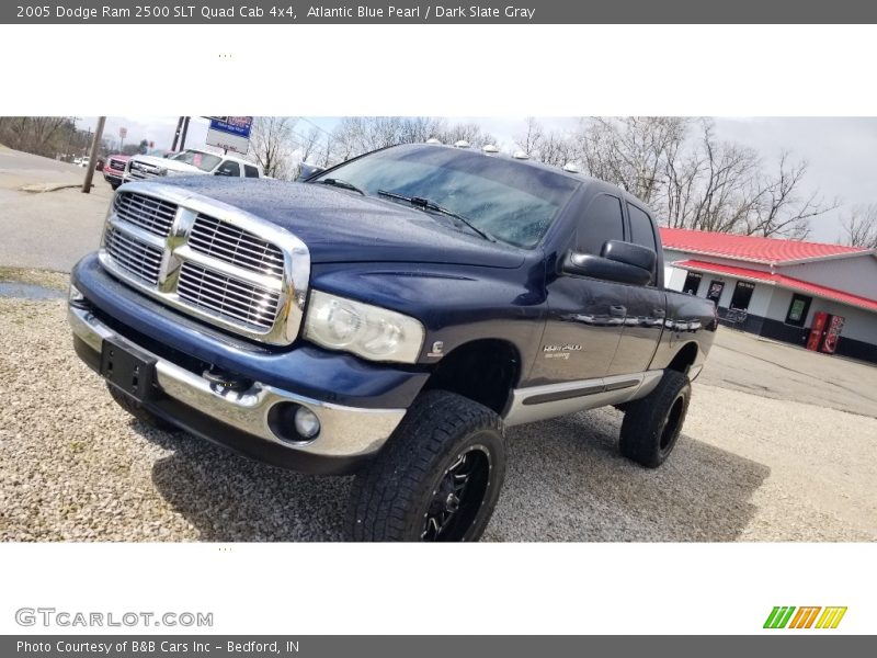 Atlantic Blue Pearl / Dark Slate Gray 2005 Dodge Ram 2500 SLT Quad Cab 4x4