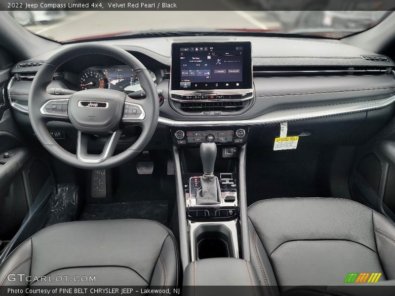 Velvet Red Pearl / Black 2022 Jeep Compass Limited 4x4